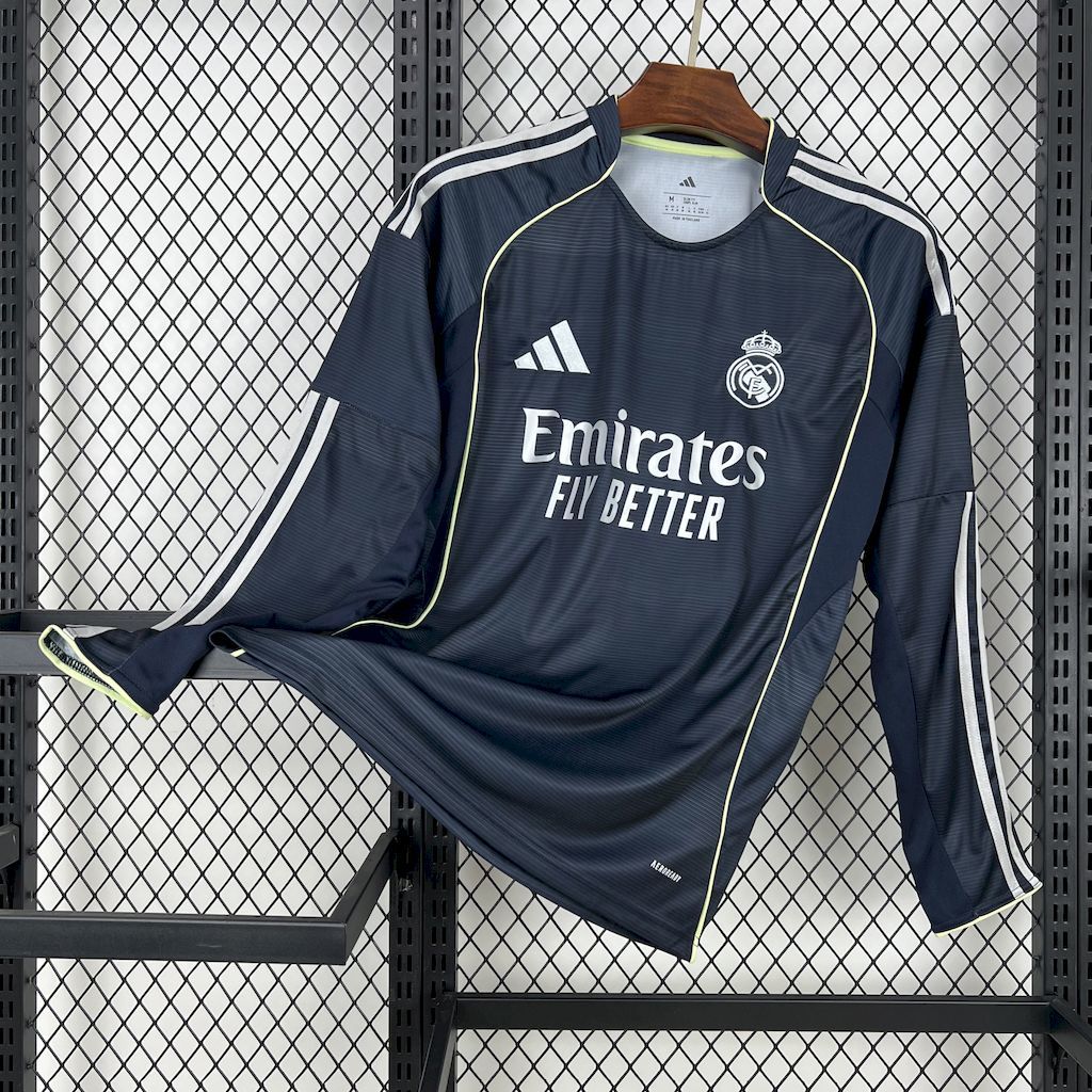 Maillot Real Madrid Extérieur 2025/2026 Manches Longues