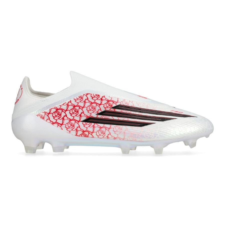 Crampons F50 Elite Laceless FG - Blanc/Noir/Rouge