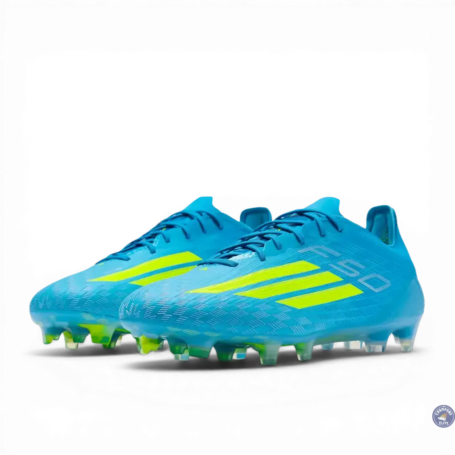 Crampons F50 Elite FG Ice Cold Precision - Bleu/Jaune