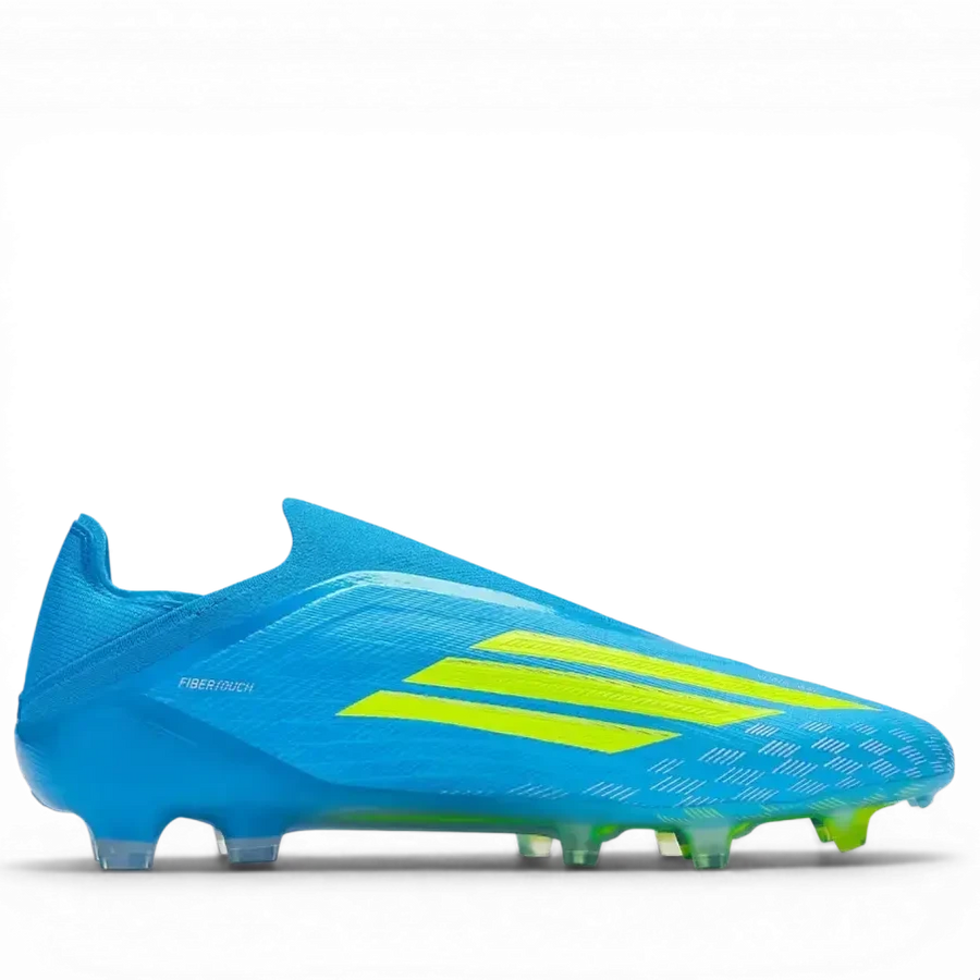 Crampons F50 Laceless Elite FG Ice Cold Precision - Bleu/Jaune
