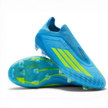 Crampons F50 Laceless Elite FG Ice Cold Precision - Bleu/Jaune – vue 3