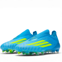 Crampons F50 Laceless Elite FG Ice Cold Precision - Bleu/Jaune – vue 4