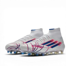 Crampons F50 Sparkfusion Mid Cut Lacets Elite FG - Blanc/Bleu/Rouge – vue 3