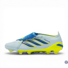 Crampons Predator Elite Fold-over Tongue FG Ice Cold Precision - Gris/Bleu/Jaune – vue 6