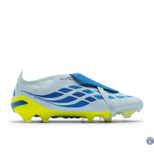 Crampons Predator Elite Fold-over Tongue FG Ice Cold Precision - Gris/Bleu/Jaune – vue 5