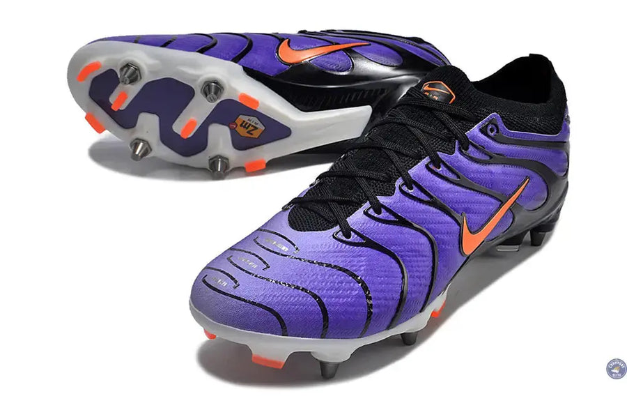 Crampons Air Zoom Mercurial Vapor 15 X Air Max Plus Pro Elite SG - Voltage Purple/Orange
