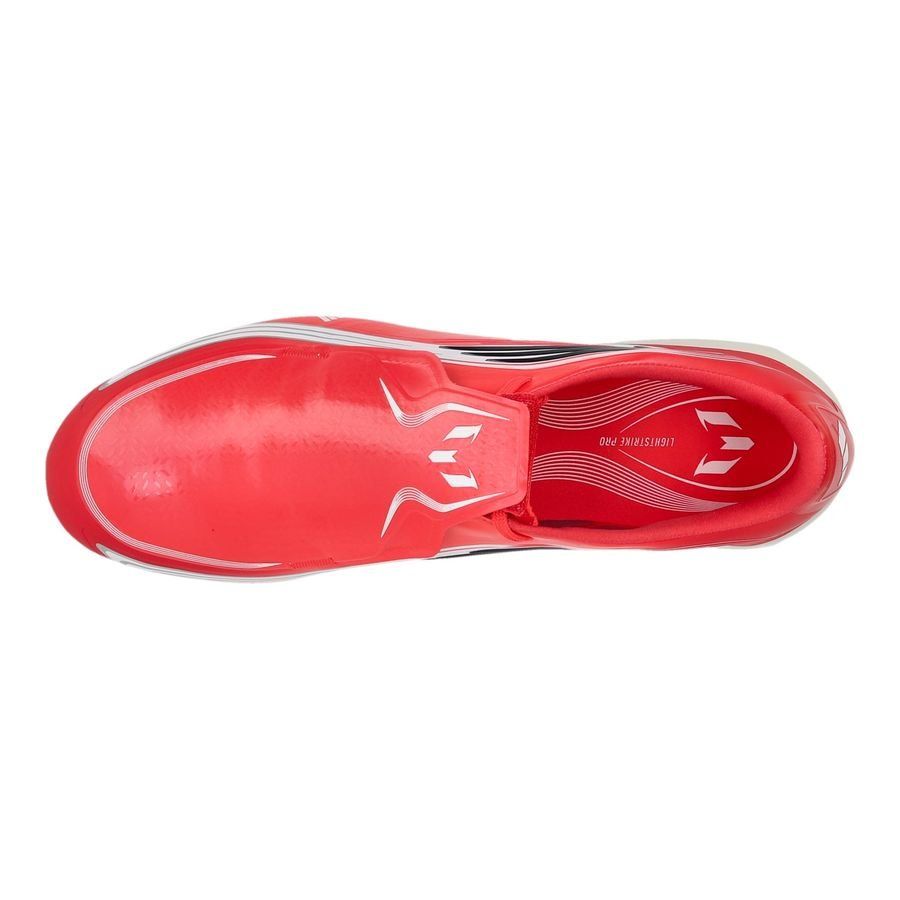 Crampons F50 Messi Elite FG Futbol y Familia - Rouge/Blanc ÉDITION LIMITÉE