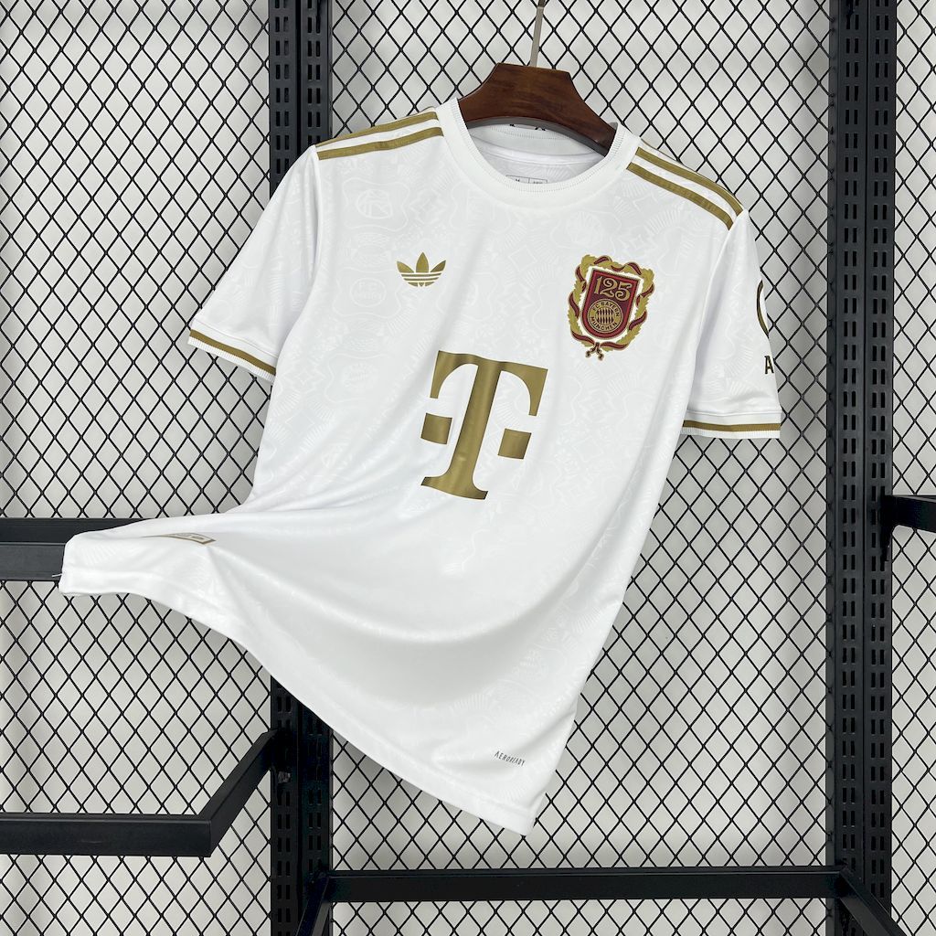 Maillot Bayern Munich 125 ans Blanc 2025/2026
