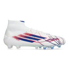 Crampons F50 Sparkfusion Mid Cut Lacets Elite FG - Blanc/Bleu/Rouge – vue 1