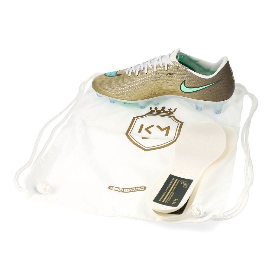 Crampons Air Zoom Mercurial Superfly 11 Elite AG-PRO Mbappé Personal Edition - Doré