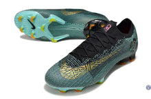 Crampons Mercurial Vapor 12 Elite CR7 FG Chapter 6 Born Leader - Vert Turquoise/Jaune Vif/Noir – vue 3