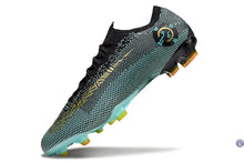 Crampons Mercurial Vapor 12 Elite CR7 FG Chapter 6 Born Leader - Vert Turquoise/Jaune Vif/Noir – vue 5
