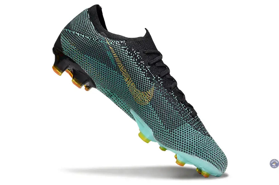 Crampons Mercurial Vapor 12 Elite CR7 FG Chapter 6 Born Leader - Vert Turquoise/Jaune Vif/Noir