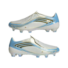 Adidas F50 Elite FG - Blanc/Bleu/Or