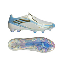Adidas F50 Elite FG - Blanc/Bleu/Or