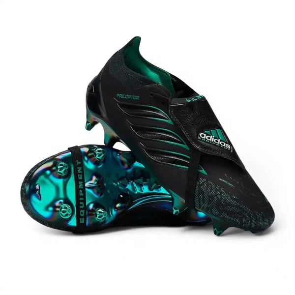 Adidas Predator 26 Elite Fold-over Tongue SG EQT - Noir/Vert ÉDITION LIMITÉE