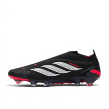 Adidas Predator 26 Elite Laceless FG Immortal DNA - Noir/Blanc/Lucid Red
