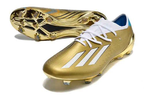 ADIDAS X SPEEDPORTAL MESSI .1 FG LEYENDA - DORÉ/BLANC/BLEU