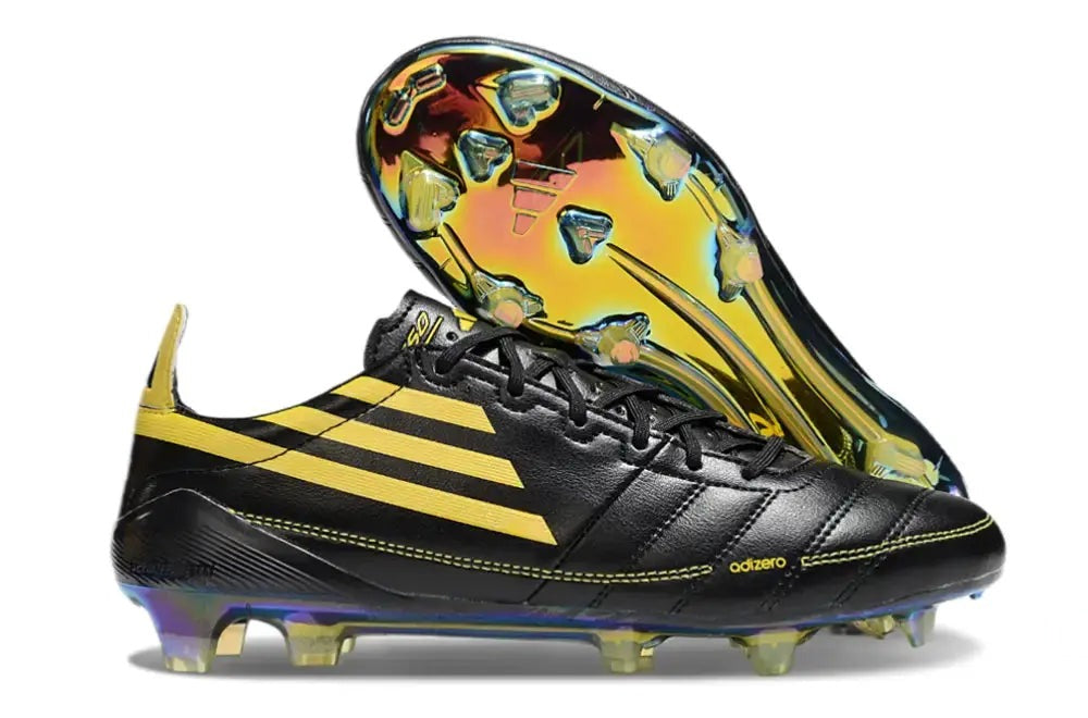 F50 ELITE ADIZERO 2010 FG REMAKE - NOIR/JAUNE ÉDITION LIMITÉE