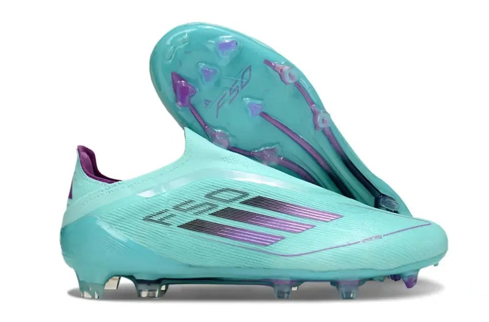 F50 Elite Laceless FG - Bleu/Violet