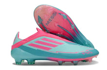 F50 Elite Laceless La Vida Tropical FG - Bleu/Bleu Turquoise/Rose
