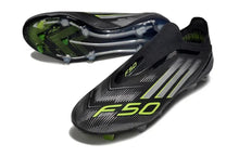 F50 Elite Laceless FG - Electric Stealth - Noir/Vert/Gris