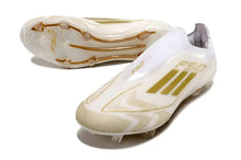 F50 Elite Laceless FG Day Spark - Blanc/Doré/Blanc
