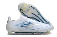 F50 Elite Laceless FG Polar Victory - Blanc/Argenté/Bleu