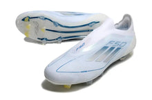 F50 Elite Laceless FG Polar Victory - Blanc/Argenté/Bleu