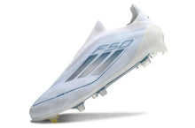 F50 Elite Laceless FG Polar Victory - Blanc/Argenté/Bleu