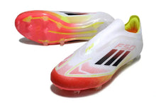 F50 Elite Laceless FG Pure Victory - Blanc/Lucid Red/Jaune