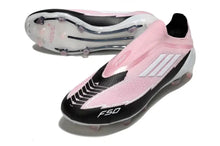F50 Elite Laceless FG - Rose/Noir/Blanc