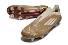 F50 Elite Laceless SG - Cardboard/Blanc/Turquoise ÉDITION LIMITÉE