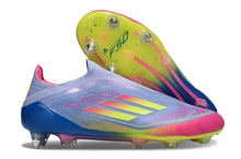 F50 Elite Laceless SG Celestial Victory - Blue Fusion/Vert/Rose