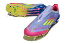 F50 Elite Laceless SG Celestial Victory - Blue Fusion/Vert/Rose