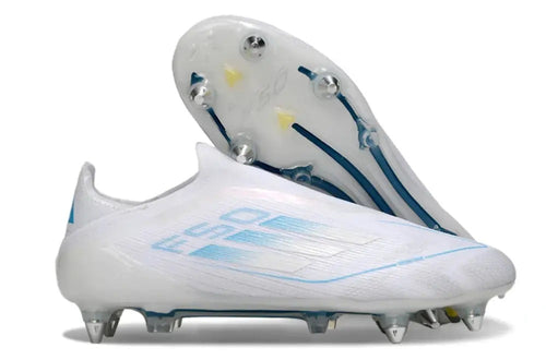 F50 Elite Laceless SG Polar Victory - Blanc/Argenté/Bleu