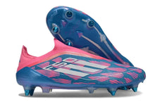 F50 Elite Laceless SG Reemergence - Bleu/Blanc/Rose