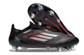 Crampons F50 Elite Laceless SG Stealth Victory - Noir/Argenté/Lucid Red