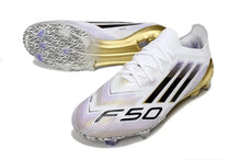 F50 Elite Lacets FG Road to Glory - Blanc/Noir/Doré