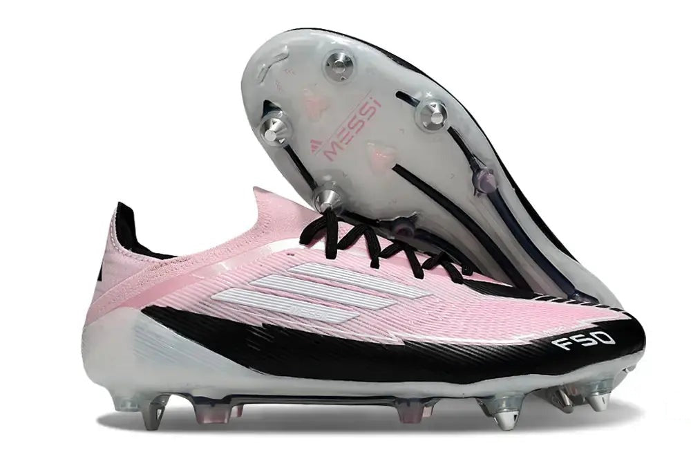F50 Elite Lacets SG -  Rose/Blanc/Noir