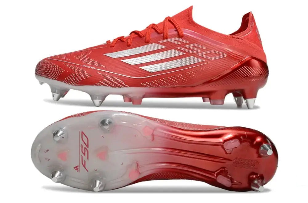 F50 Elite SG - Rouge/Argent/Blanc