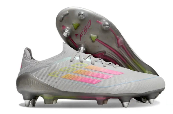 F50 Elite SG - Gris/Vert/Jaune/Rose