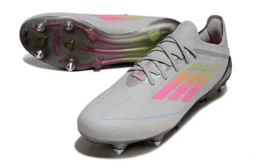 F50 Elite SG - Gris/Vert/Jaune/Rose