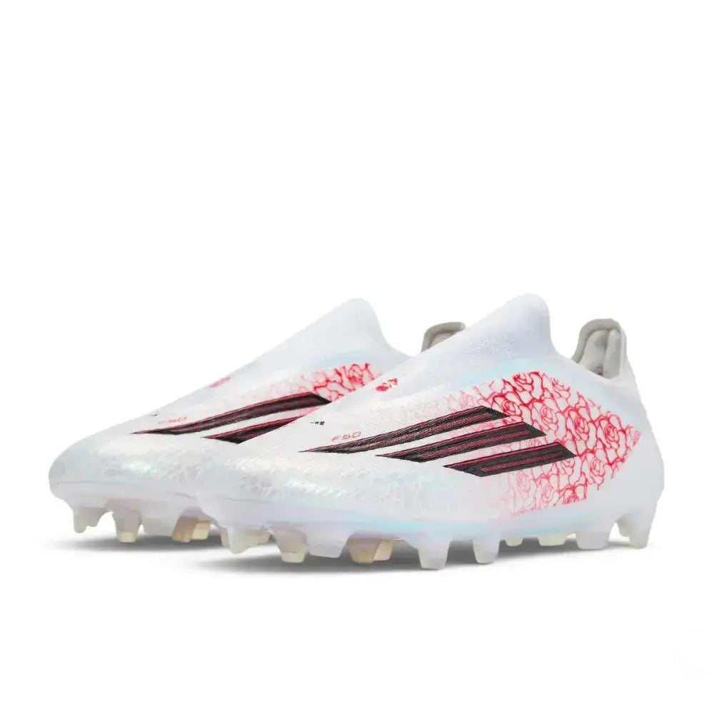 Adidas F50 Laceless Elite FG - Blanc/Rose