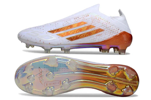 Adidas F50 Laceless Elite FG AFCON - Blanc/Bronze Édition Limitée