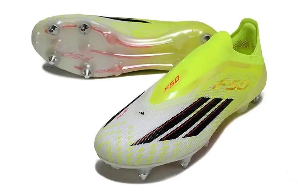 Adidas F50 Laceless Elite SG Born For Goals - Jaune/Noir/Rouge