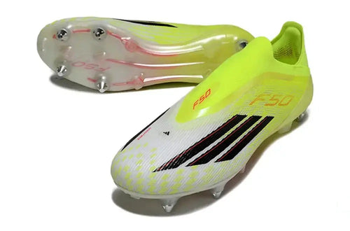 Adidas F50 Laceless Elite SG Born For Goals - Jaune/Noir/Rouge