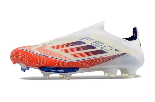 F50 + Laceless FG Advancement - Blanc/Rouge/Bleu