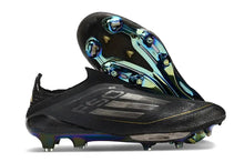 Adidas F50 + Laceless FG Dark Spark - Noir/Argenté/Doré