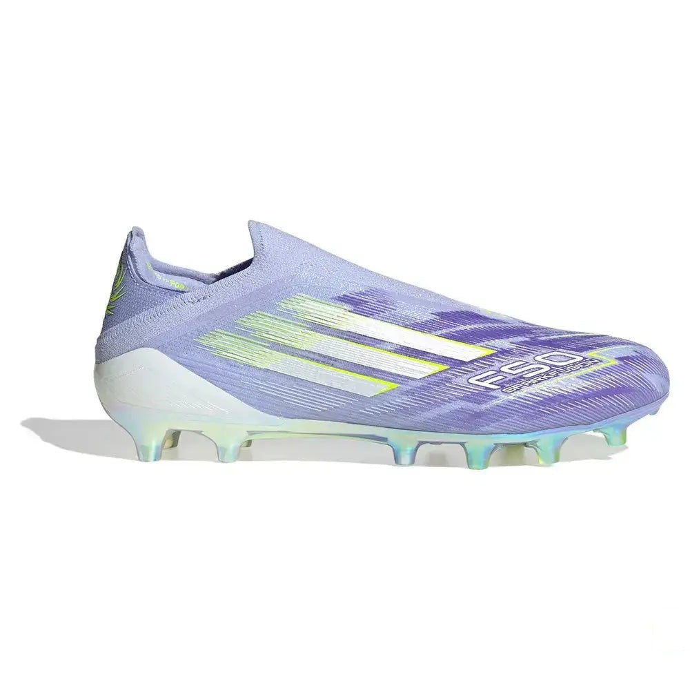 Adidas F50 Laceless Sparkfusion Elite Low Cut FG Radiant Blaze - Violet/Vert
